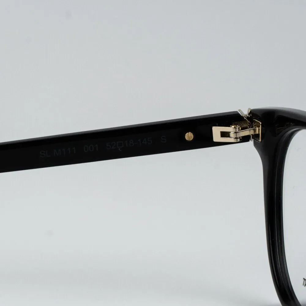 Saint Laurent Women Eyeglasses Black Square SLM111 001 NEW AUTHENTIC